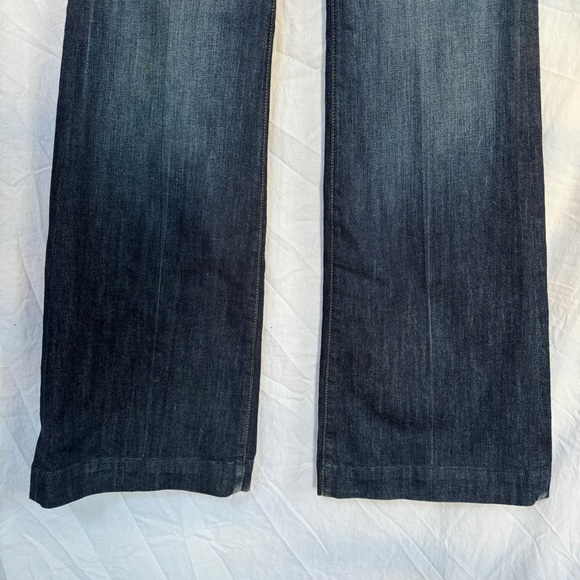 Seven 7 For All Mankind Dojo Flare Wide-Leg Jeans - Size 29 - Picture 2 of 11